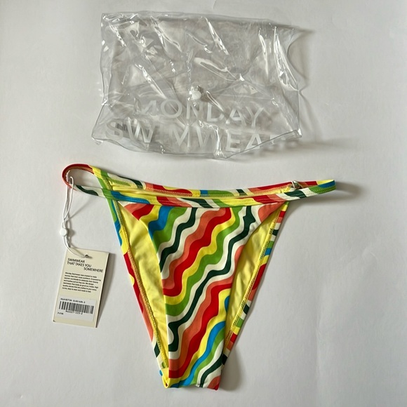 Monday swimwear Kauai bottom- island Aruba size small- NWT - Picture 2 of 5